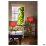 Stojací lampa FENDA E27, chrom, bez stínítka