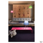 Stojací lampa FENDA E27, chrom, bez stínítka