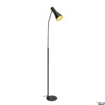 Stojací lampa PHELIA, černá, E27