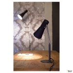 Stojací lampa PHELIA, černá, E27