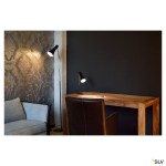 Stojací lampa PHELIA, černá, E27