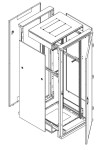 Stojanový rozvaděč rozebíratelný, 42U,š. 800mm,hl. 1200mm