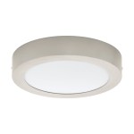 Stropní LED sv. Ø225 matný nikl 'FUEVA PRO'