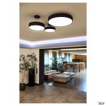 Stropní svítidlo MEDO 30 LED, černé, volitelně i k zavěšení