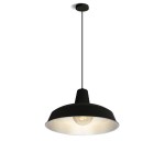 Svítidlo Bela Plano závěsné E27 26W IP20 chrom, čern.kabel