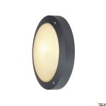 Svítidlo BULAN stropní, E14, 60W max, antracit/matované sklo