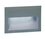 Svítidlo Cave Square LED vestavné, 2,7W 3K, IP54, šedá