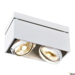 Svítidlo KARDAMOD SURFACE SQUARE ES111 DOUBLE bílá 2x75W