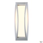 Svítidlo MERIDIAN II, nástěnné, stříbrnošedá, E27, max. 60W
