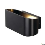 Svítidlo OSSA R7s,oval,mat. černá,R7s 78mm,max.100W,up/down