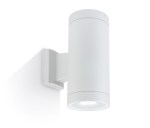 Svítidlo Rolo-WL2 nástěnné, E27 PAR30, 2x75W IP54 čirá, bílá