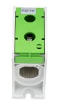 Svorka Al-Cu, 1-pólová, 300mm² zelená