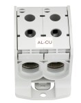 Svorka Al-Cu, 1-pólová, dvojitá, 185mm² šedá