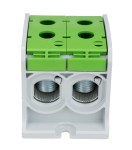 Svorka Al-Cu, 1-pólová, dvojitá, 185mm² zeleno/žlutá