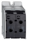 Svorka Al-Cu, 1-pólová, dvojitá, 95mm² černá