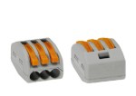 Svorka instalační Wago 222, 3 x 0,08-4 mm2