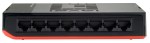 Switch L2 neřízený 8xRJ45 10/100/1000T, externí PSU, tichý