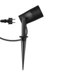SYNA GARDEN, 6W 540 lm, 3000K, IP65, vekovní zahr. sv., čern