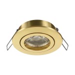 Tedo Pro 50W GU10 round brass IP20