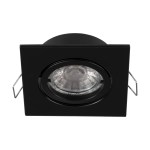 TEDO PRO rámeček pro GU10, L=82mm B=82mm H=120mm, černá