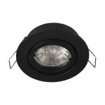 TEDO PRO rámeček pro GU10, Ø-82mm H=120mm, černá