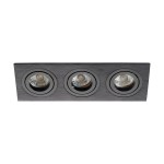 Terni Pro square / 3-fach / swivelling 50W black IP20