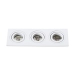 Terni Pro square / 3-fach / swivelling 50W white IP20