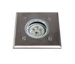 TERRA Inground Spot hranaté, GU10, 35W, IP67, hliník