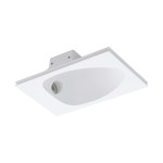 Tiberio wall recessed 1W 3000K Gips IP20