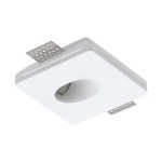Tiberio wall recessed 1W 3000K Gips IP20