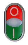 Tlačítko zelená/červená 