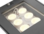 TOLEDO 9W 525lm 3000K 230V LED IP54 antracit