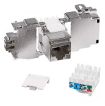 TOOLLESS LINE keystone modul RJ45 stíněný, Třída Ea (SFA)