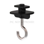 TRACK ON HEAVY DUTY HOOK 3 PHASE ELECTRIC TRACK DALI BLACK