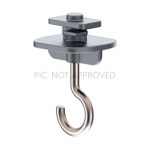 TRACK ON HEAVY DUTY HOOK 3 PHASE ELECTRIC TRACK DALI SILVER