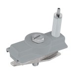TRACK ON mechanical adapter with automatic locking silver