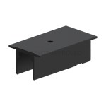 TRACK ON RECESSED COVER 3-PHASE POWER FEED DALI BLACK