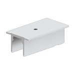 TRACK ON RECESSED COVER 3 PHASE POWER FEED DALI WHITE
