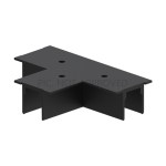 TRACK ON RECESSED COVER 3 PHASE T-CONNECTOR DALI BLACK