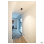 TRILEDO Double,LED vnitřní stropní svítidlo,černá,3000K, 16W