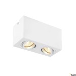 TRILEDO Double,vnitřní stropní svítidlo,QPAR51, bílá,max 10W