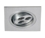 Tris-I-Q/A1 LED 3x1W 6000K 180lm,dimmbar,350mA, 15°,IP20,alu