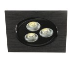 Tris-I-Q/A1 LED 3x1W 6000K 180lm,dimmbar,350mA,IP20,schwarz
