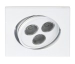 Tris-I-Q/A1 LED 3x1W 6000K 180lm,dimmbar,350mA,IP20,weiß