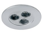 Tris-I-R LED 3x1W 3000K 135lm,dimmbar,350mA,IP20,aluminium