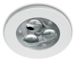 Tris-II-R LED 3x1W 6000K 180lm,dimmbar,350mA,IP20,weiß