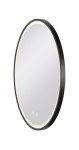 TRUKKO 60, zrcadlo 25W 3/4/6,5K CRI90, IP44, Ø 60 cm, černé