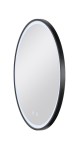 TRUKKO 60, zrcadlo 25W 3/4/6,5K CRI90, IP44, Ø 60 cm, černé