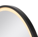 TRUKKO 60, zrcadlo 25W 3/4/6,5K CRI90, IP44, Ø 60 cm, černé