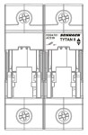 TYTAN II, 3+N, 63A, s hlavní ochranou, 24-60VDC